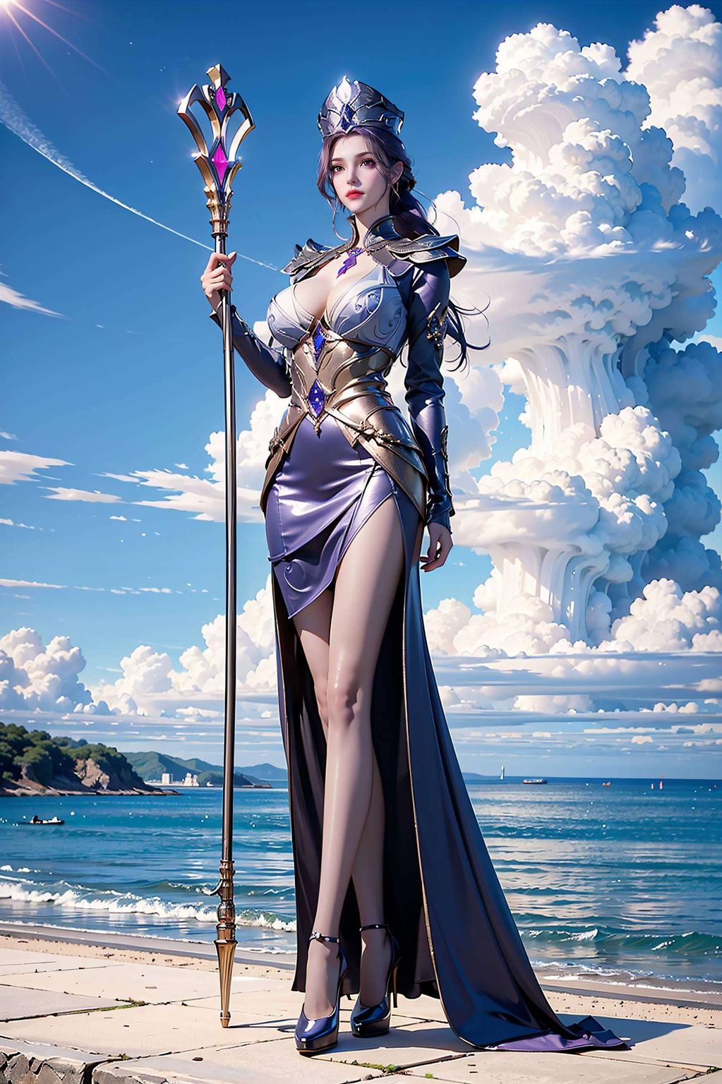 身姿曼妙夏日风情尽显