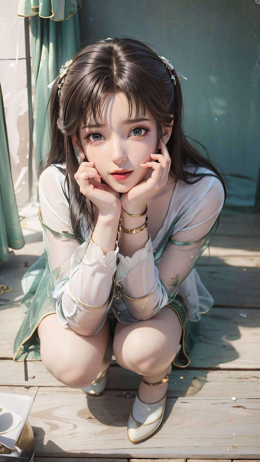 古风与现代交融绿意盎然