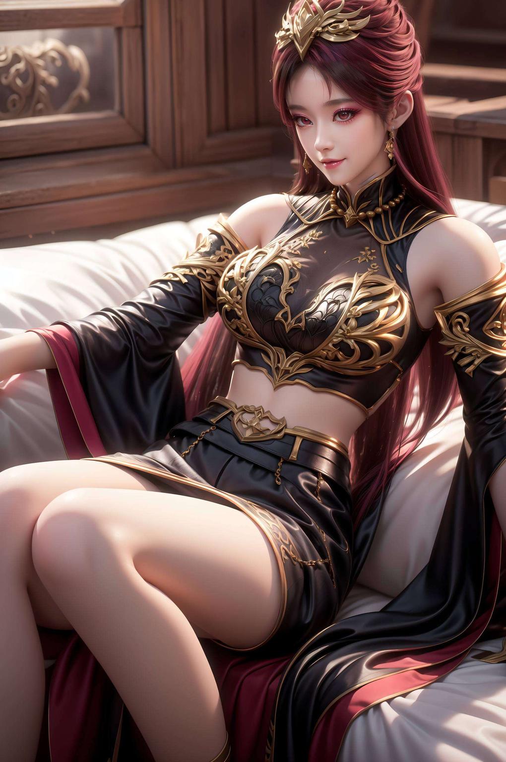 细腻笔触勾勒古韵十足