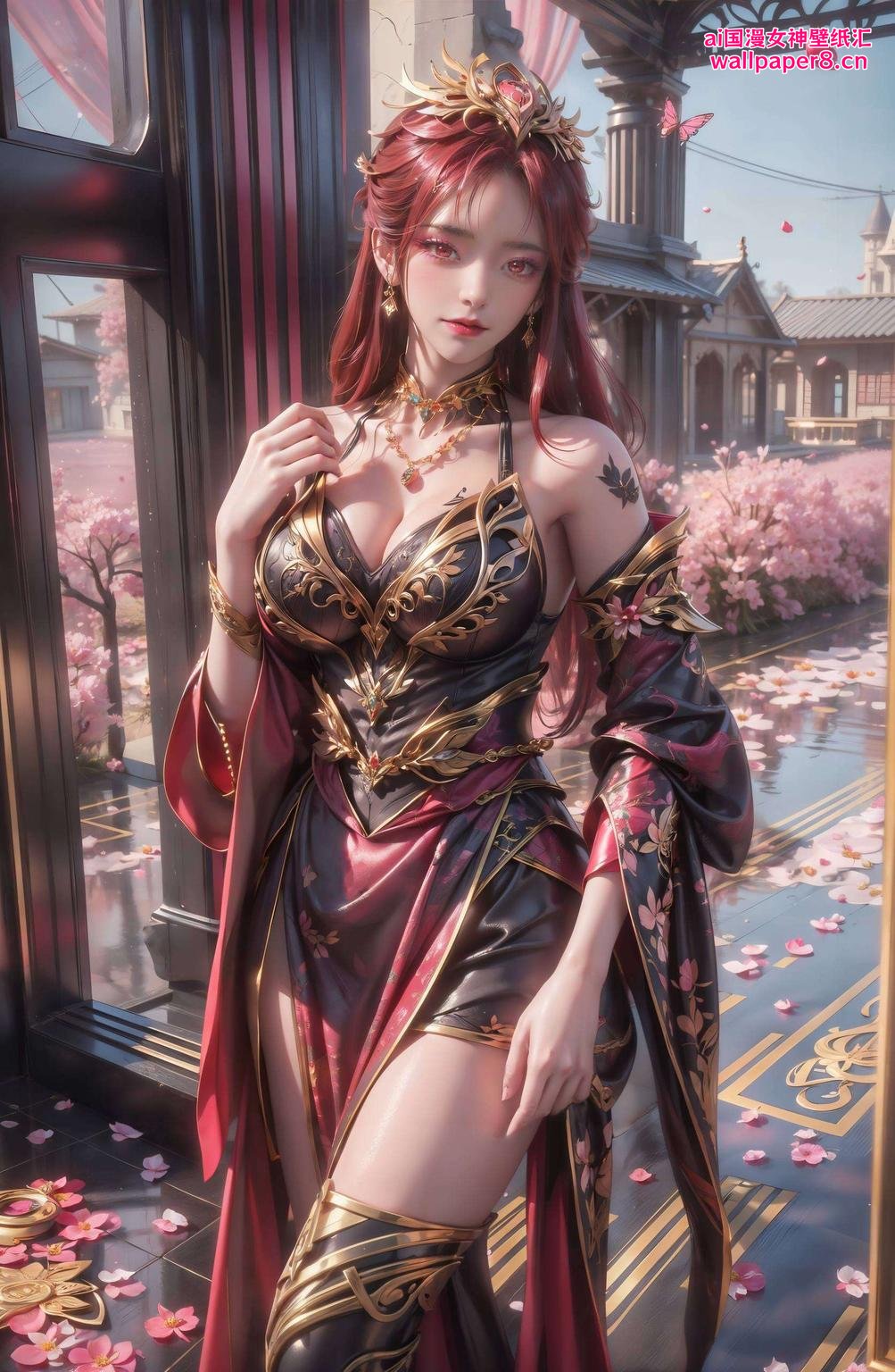 细腻笔触勾勒毒辣美艳古风飘逸