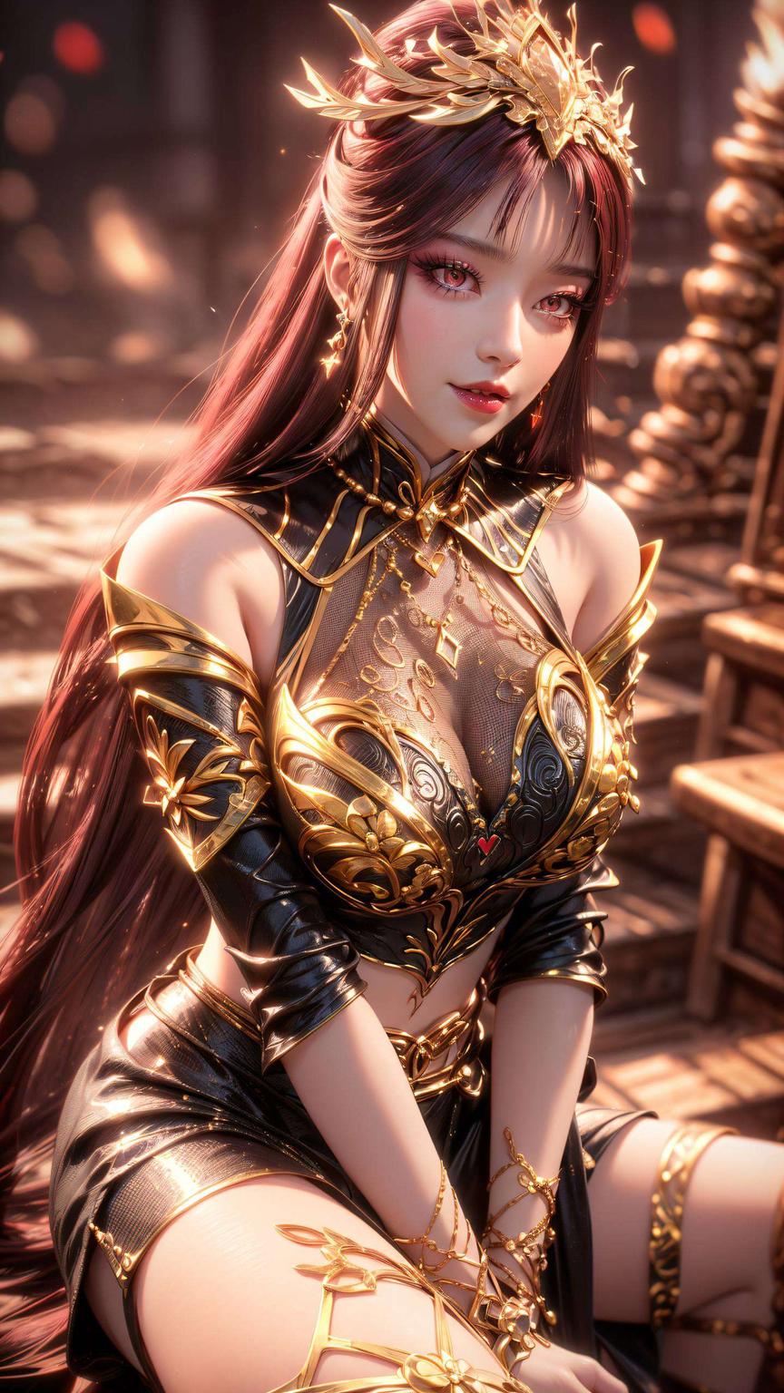 高清细腻毒血夫人真人AI壁纸