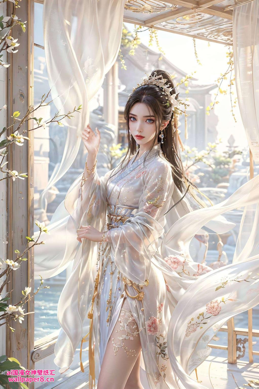 快来看看这款免费的iPhone艺术壁纸清雪仙子翩翩起舞