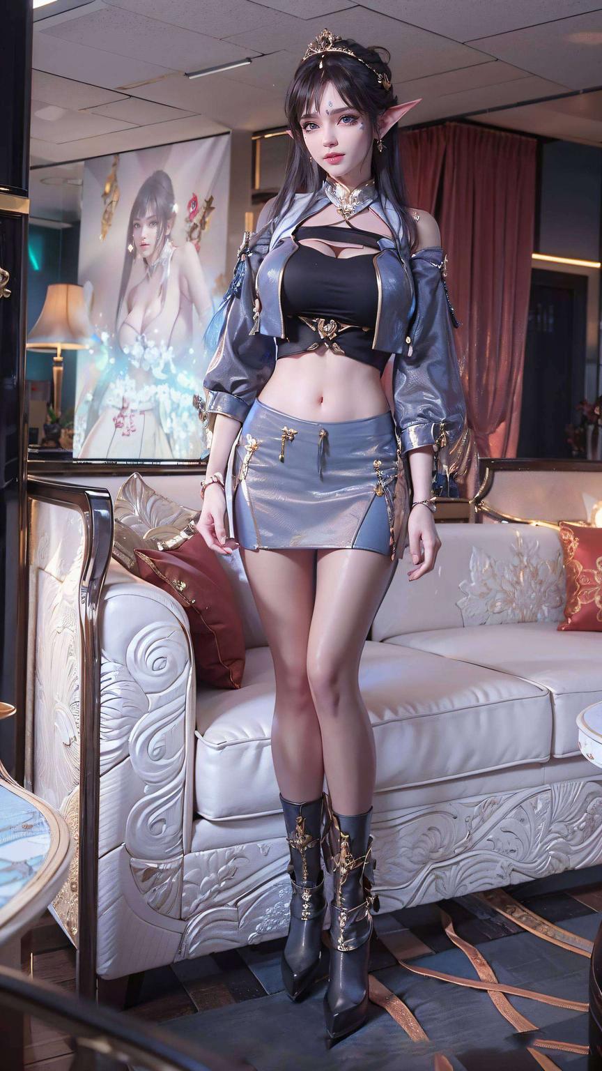 主角是我们AI国漫女神凤清儿！动态效果流畅绝对的视觉盛宴