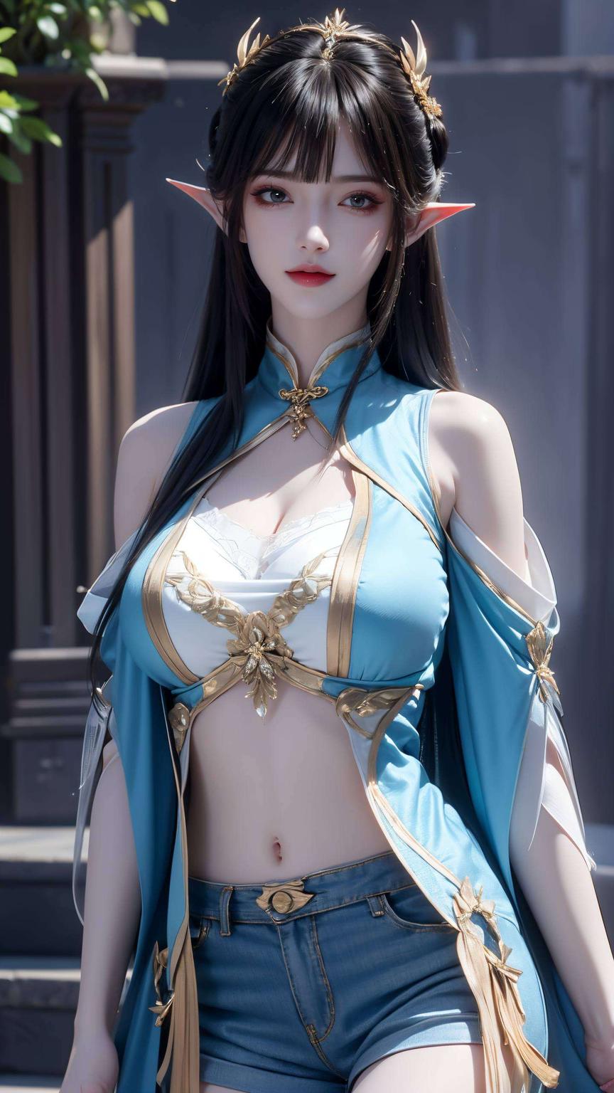 点亮你的每一分每一秒凤清儿身着华美旗袍