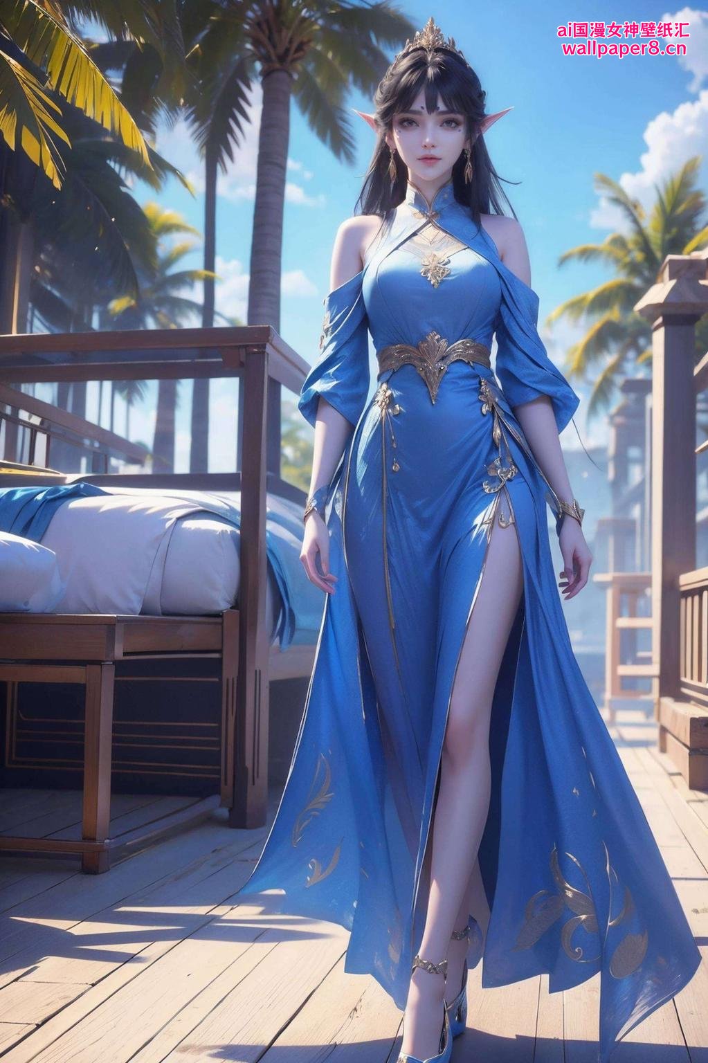 那灵动眼神、飘逸长发今天给大家带来一款超高清、护眼的可爱壁纸！🌟国漫女神动态凤清儿