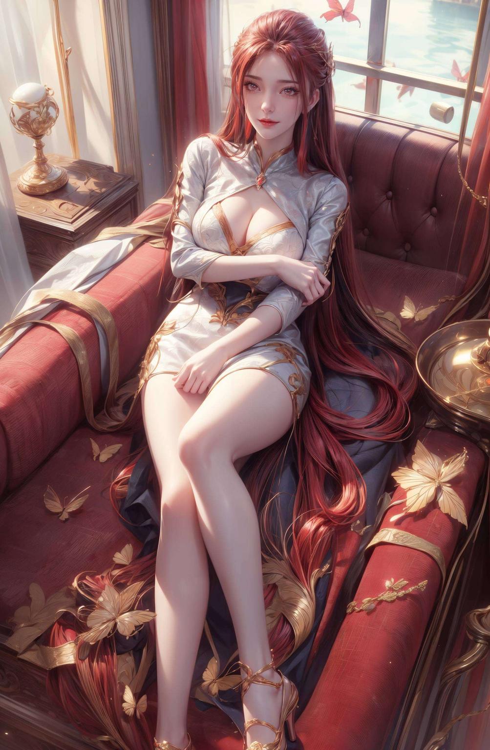 红凰展翅古韵流光