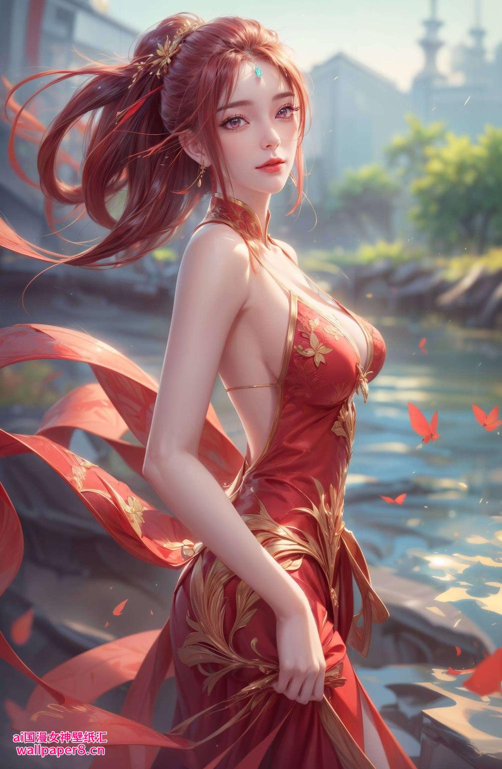 国漫女神红凰驾到！这款超好看动漫壁纸美得让人心动