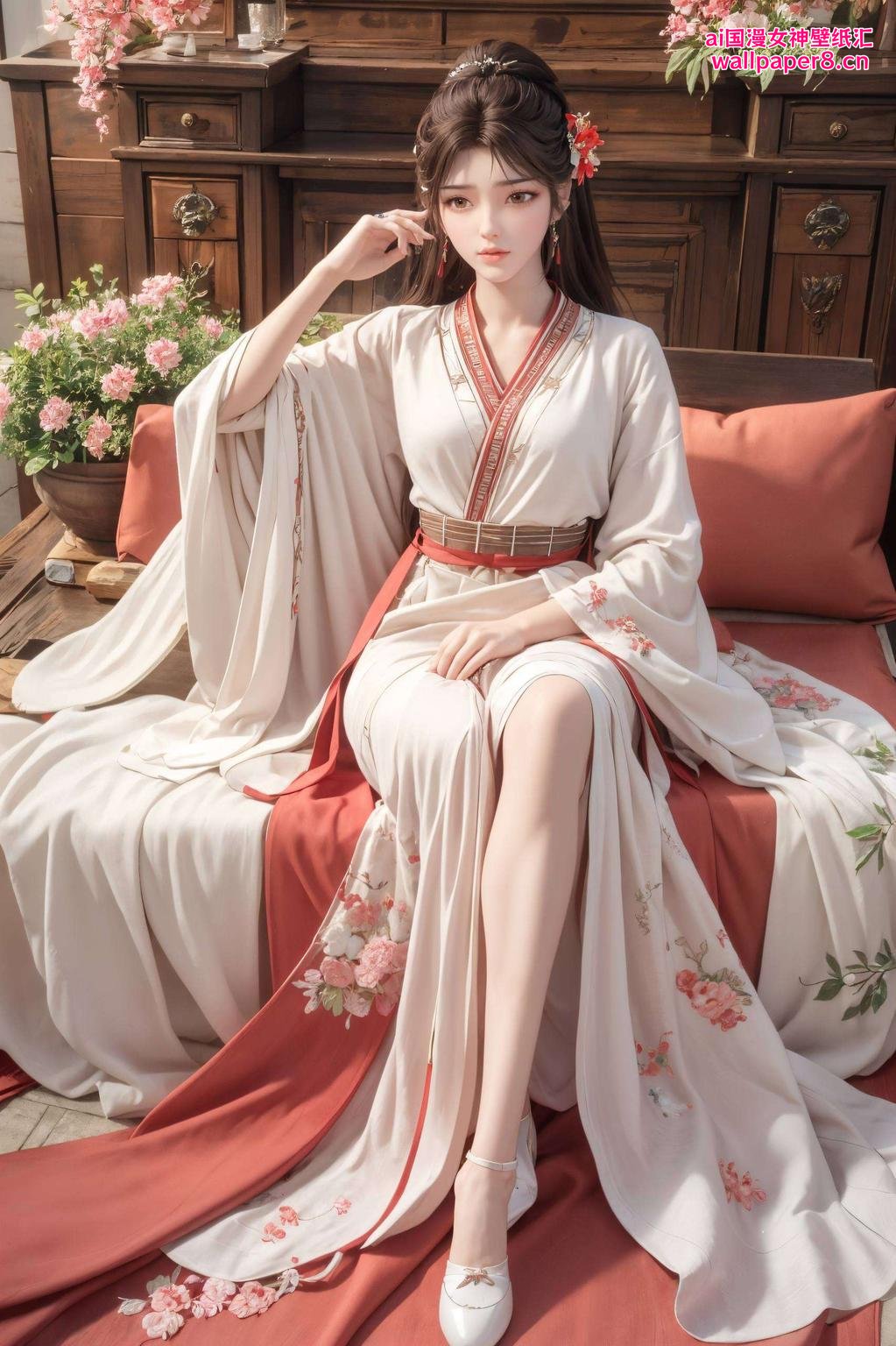 今天给大家带来一款古风满满的免费壁纸！看这生气的小火灵儿