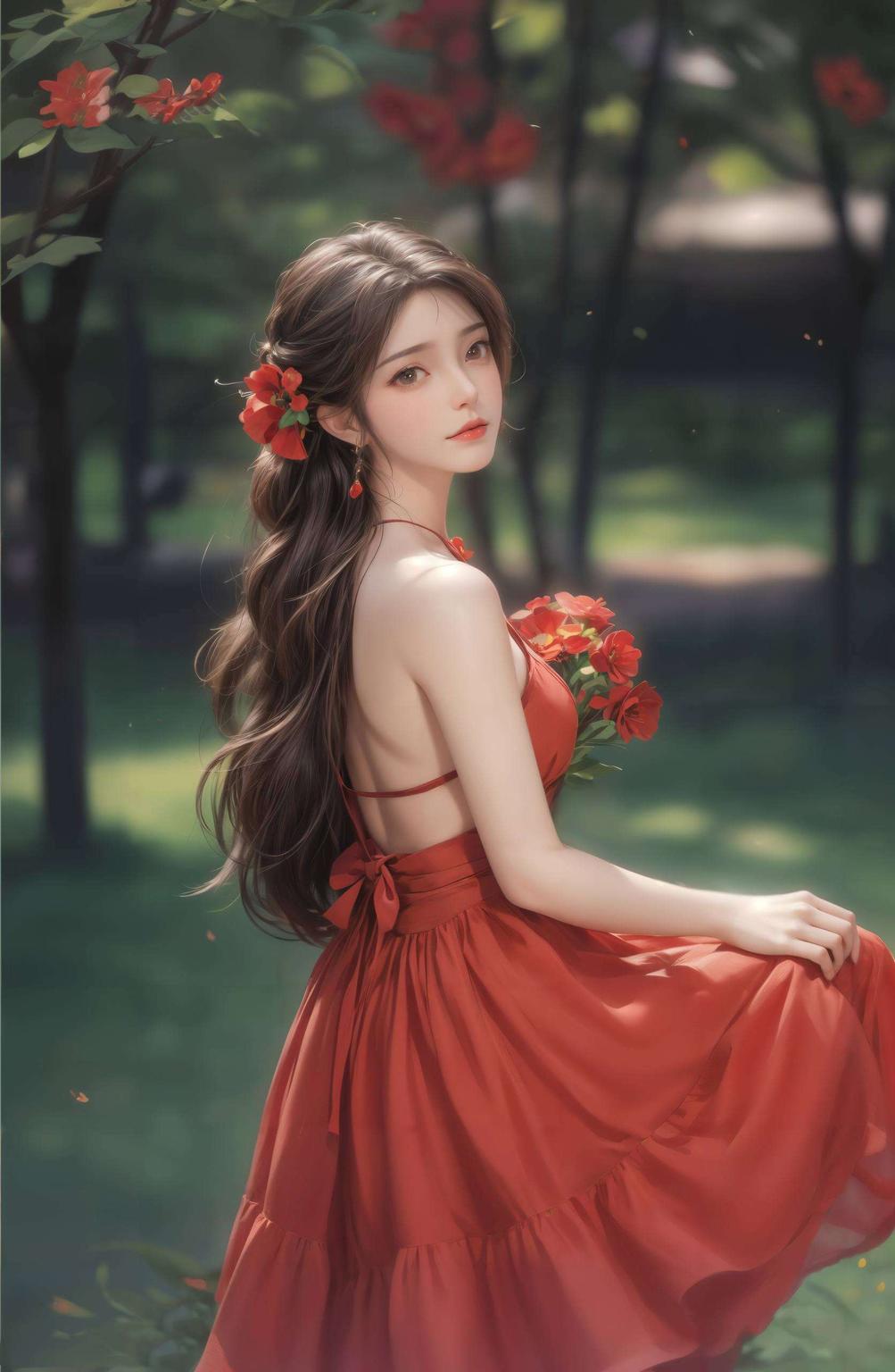 护眼色调火灵儿与火桑林重逢