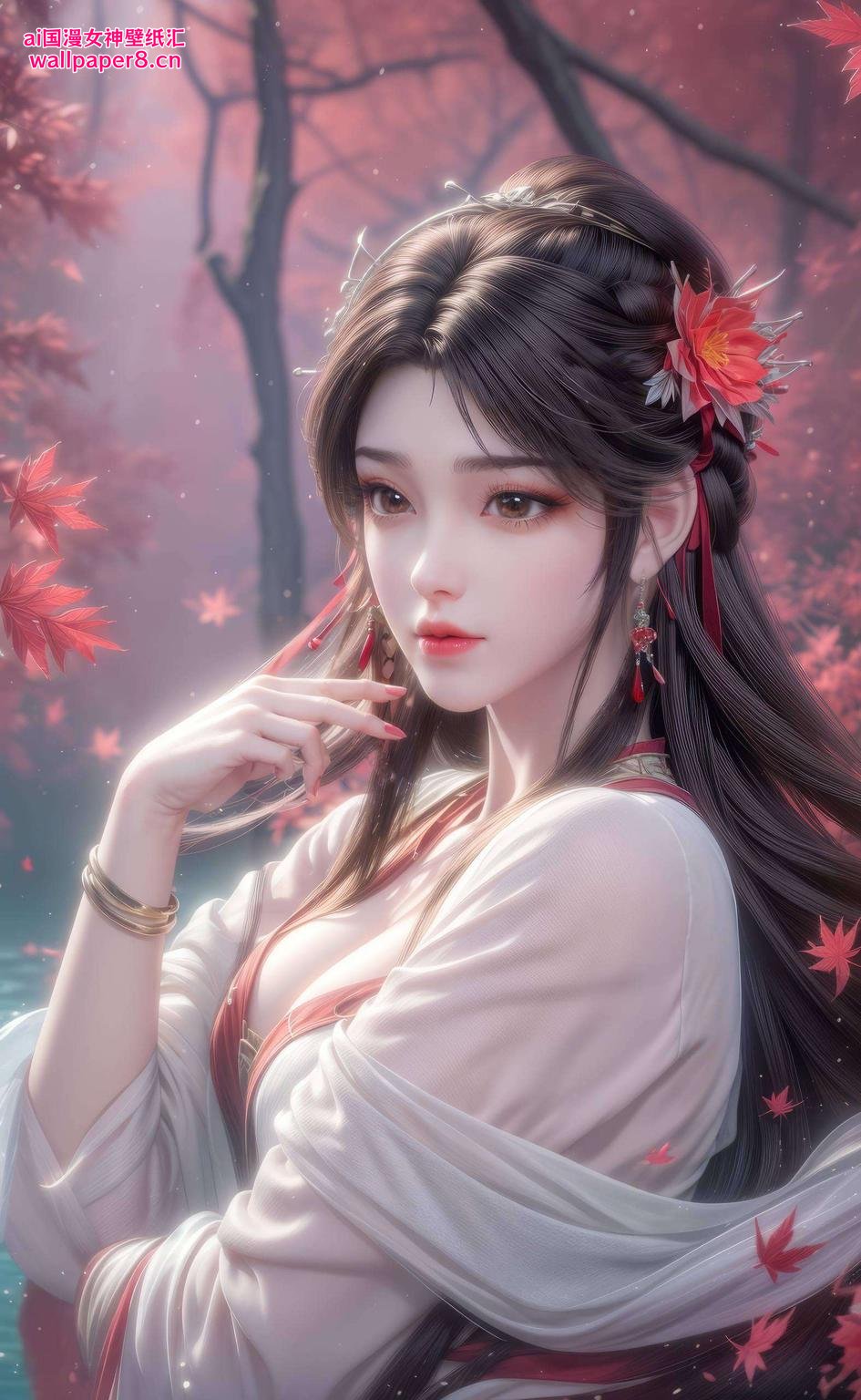 今天给大家带来一组超美的火灵儿壁纸！每一张都如梦幻般绚烂火灵儿灵动飘逸的形象