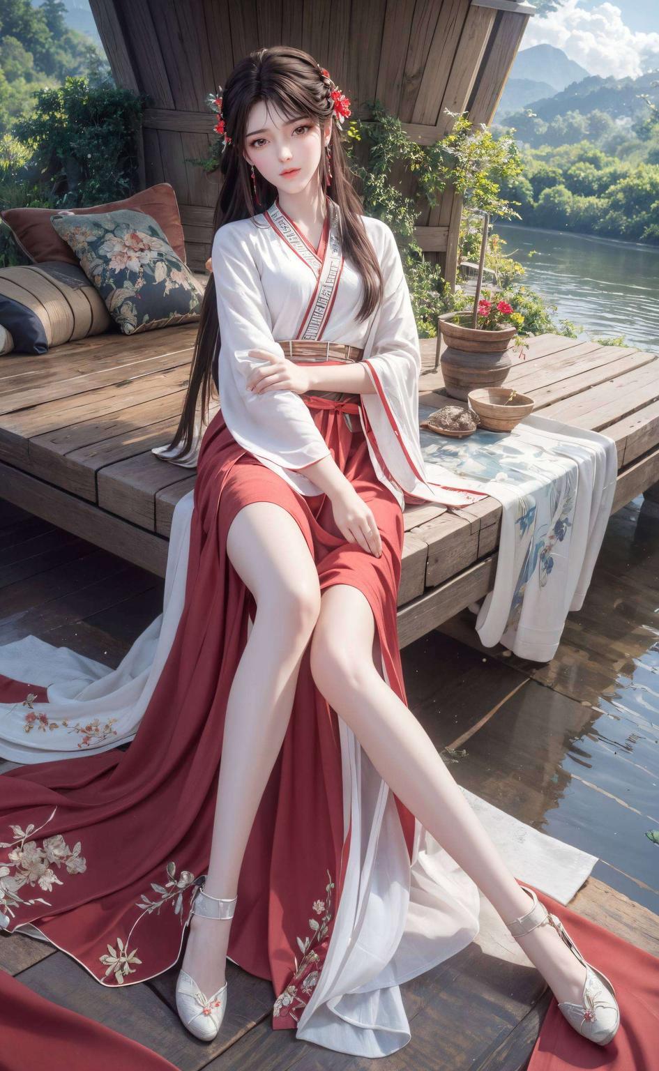 让你的手机桌面瞬间焕发超凡魅力！火灵儿仙气壁纸