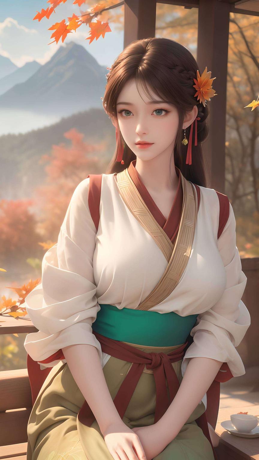 灵动眼神娇俏身姿