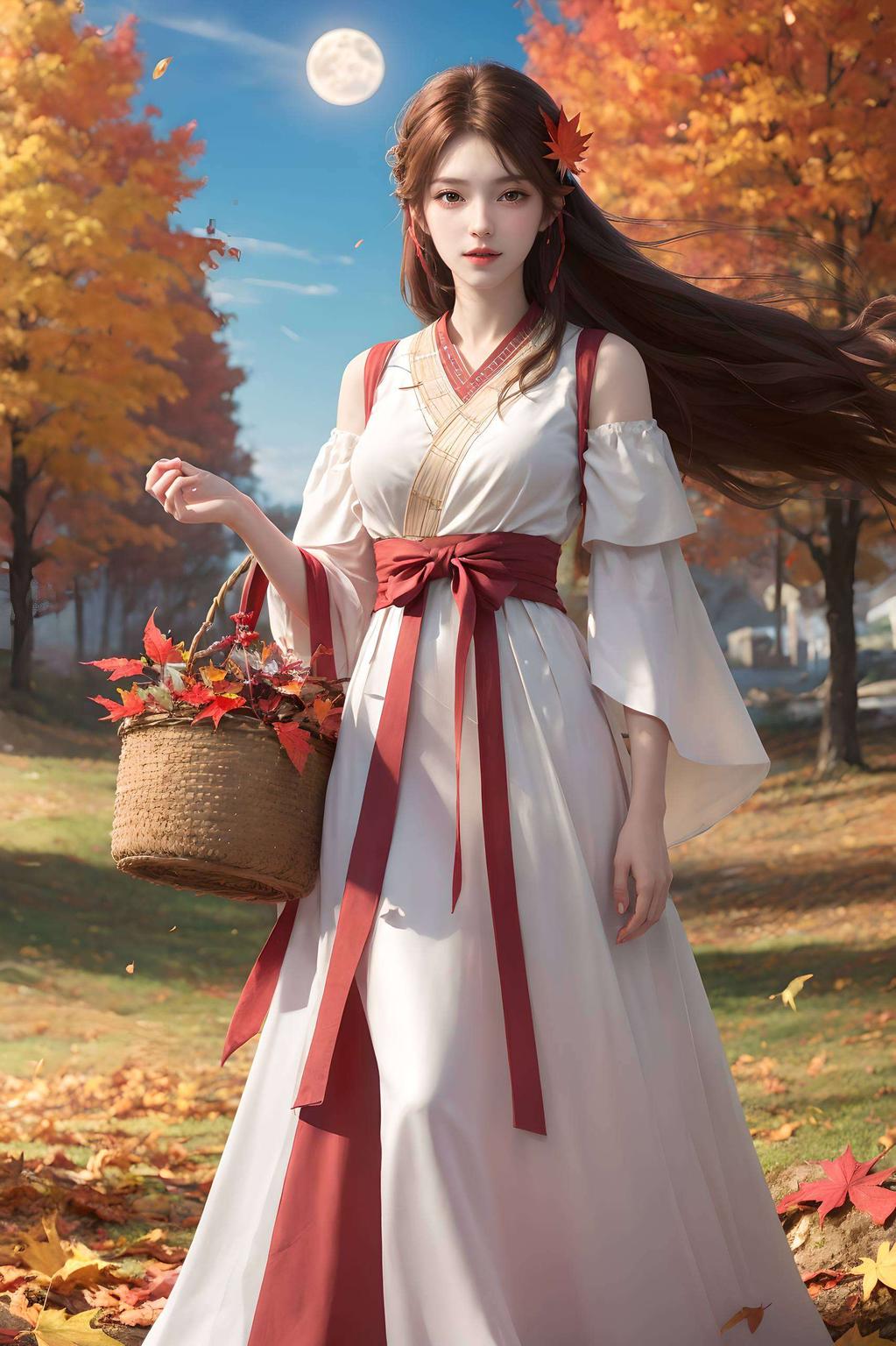 主角是我们新建模的火灵儿！看这灵动的火焰大家好！今天给大家带来一组超还原的免费古风壁纸
