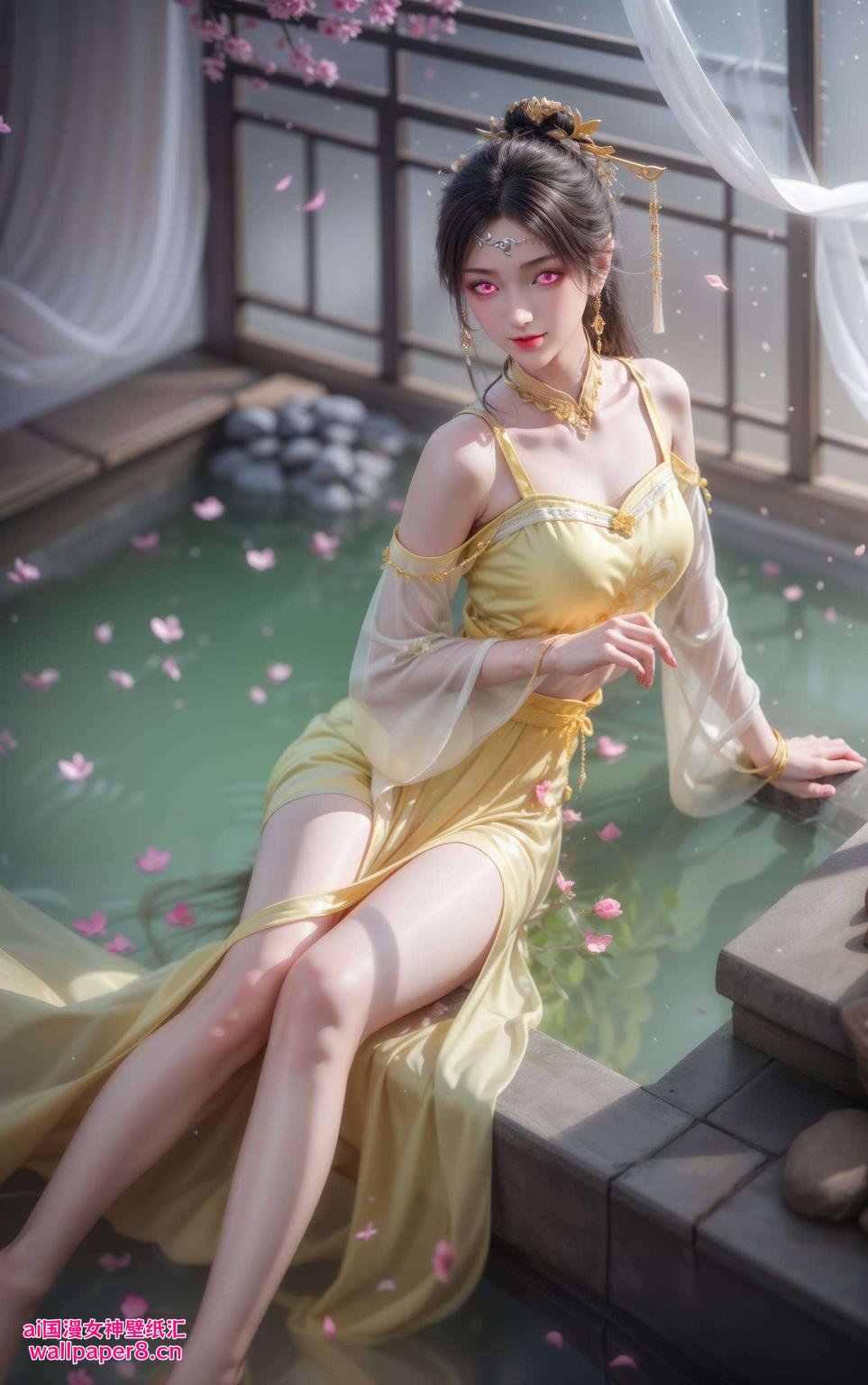 一触即发金瓶儿壁纸