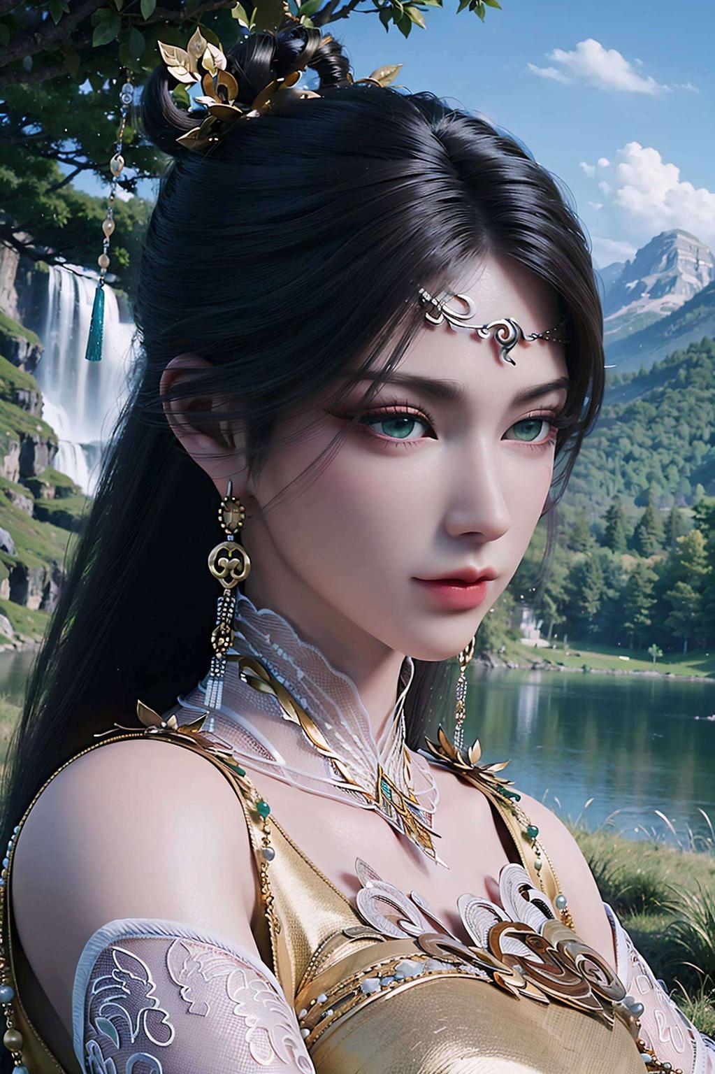 尽显古韵之美金瓶儿同款头像壁纸