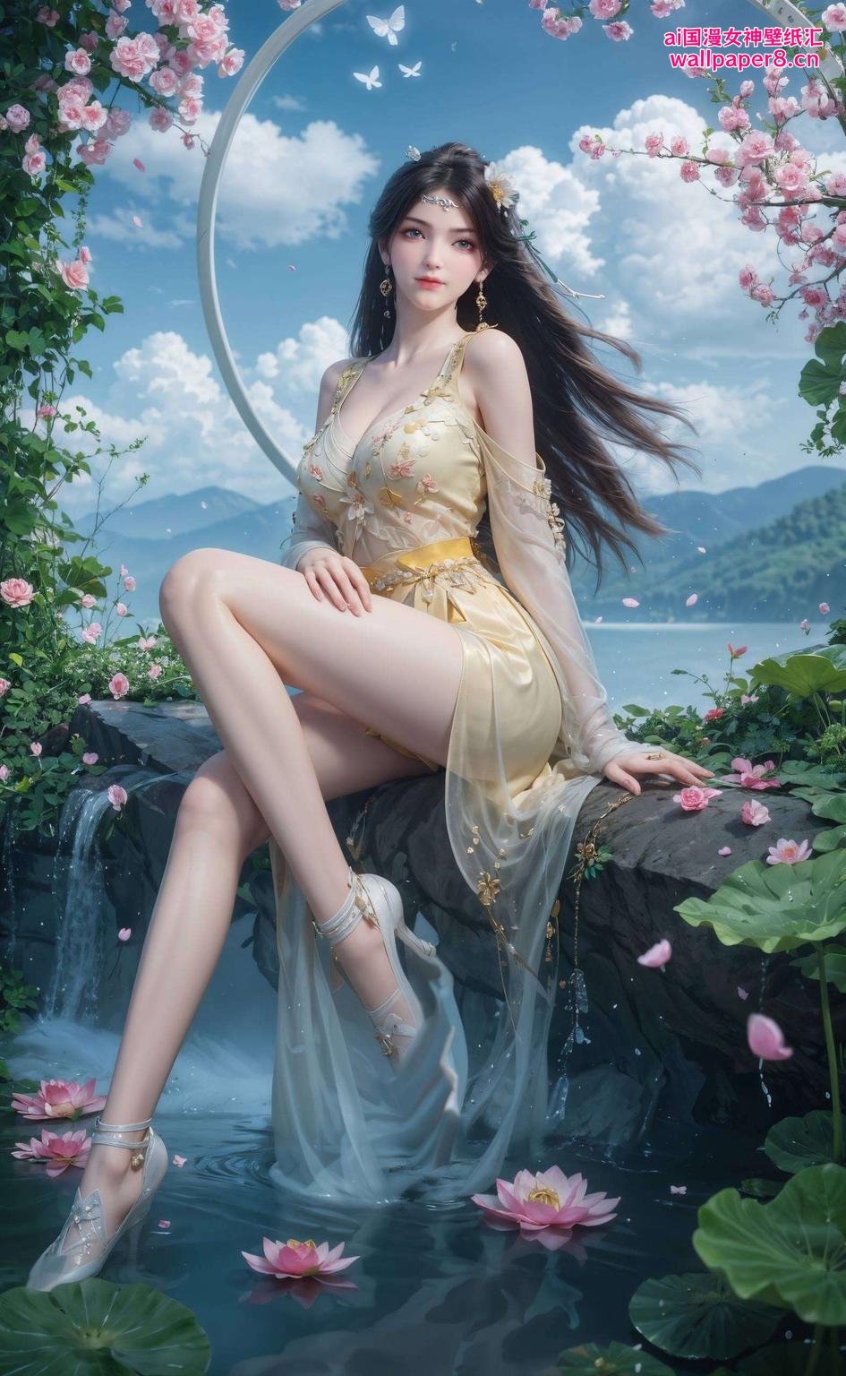 让你的iPad瞬间变身视觉盛宴！细腻画风国漫女神金瓶儿换装