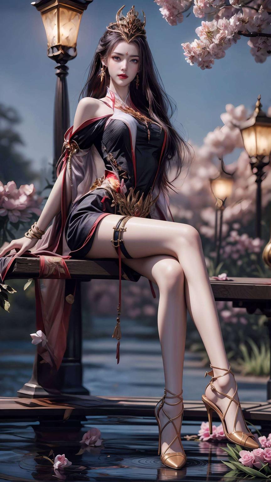 紫色梦境古韵美人