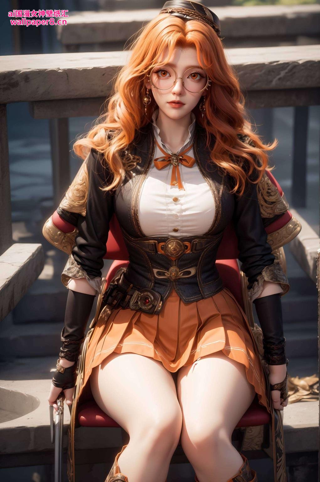 舞姿迷人萌化你的电脑桌面！橘子姐翩翩起舞