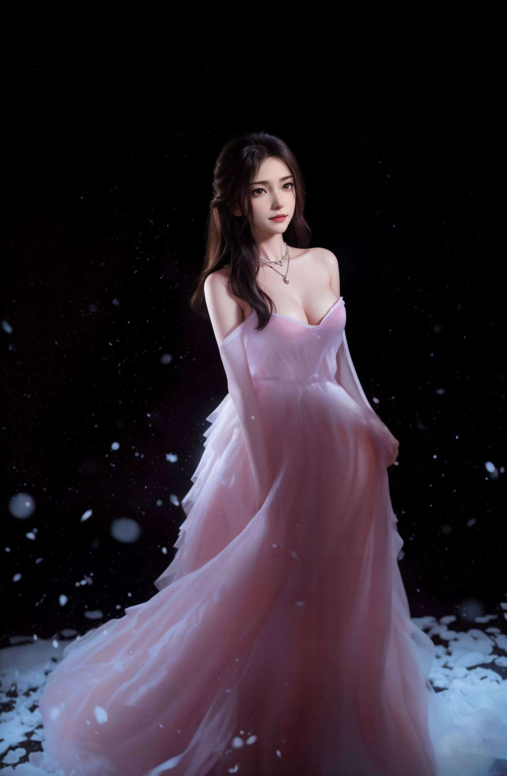 神秘的面纱映衬出李寒衣的端庄优雅细节处的精致纹理