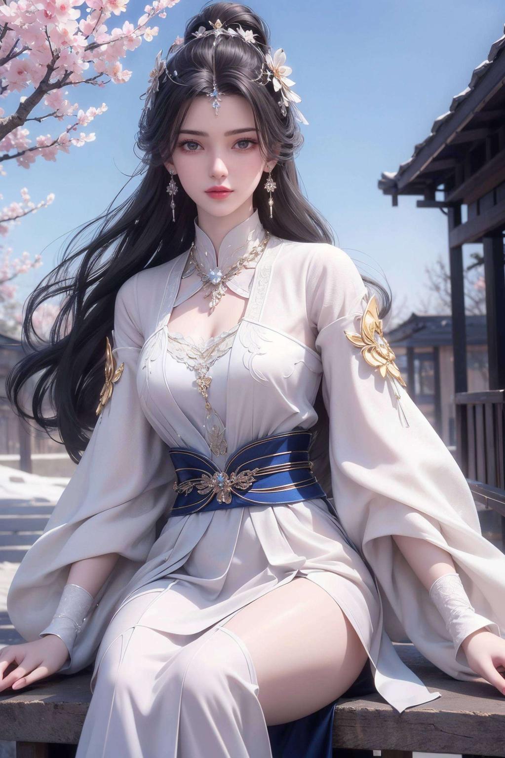 简直美爆了！清冷仙子婉约气质高清画质细腻入微