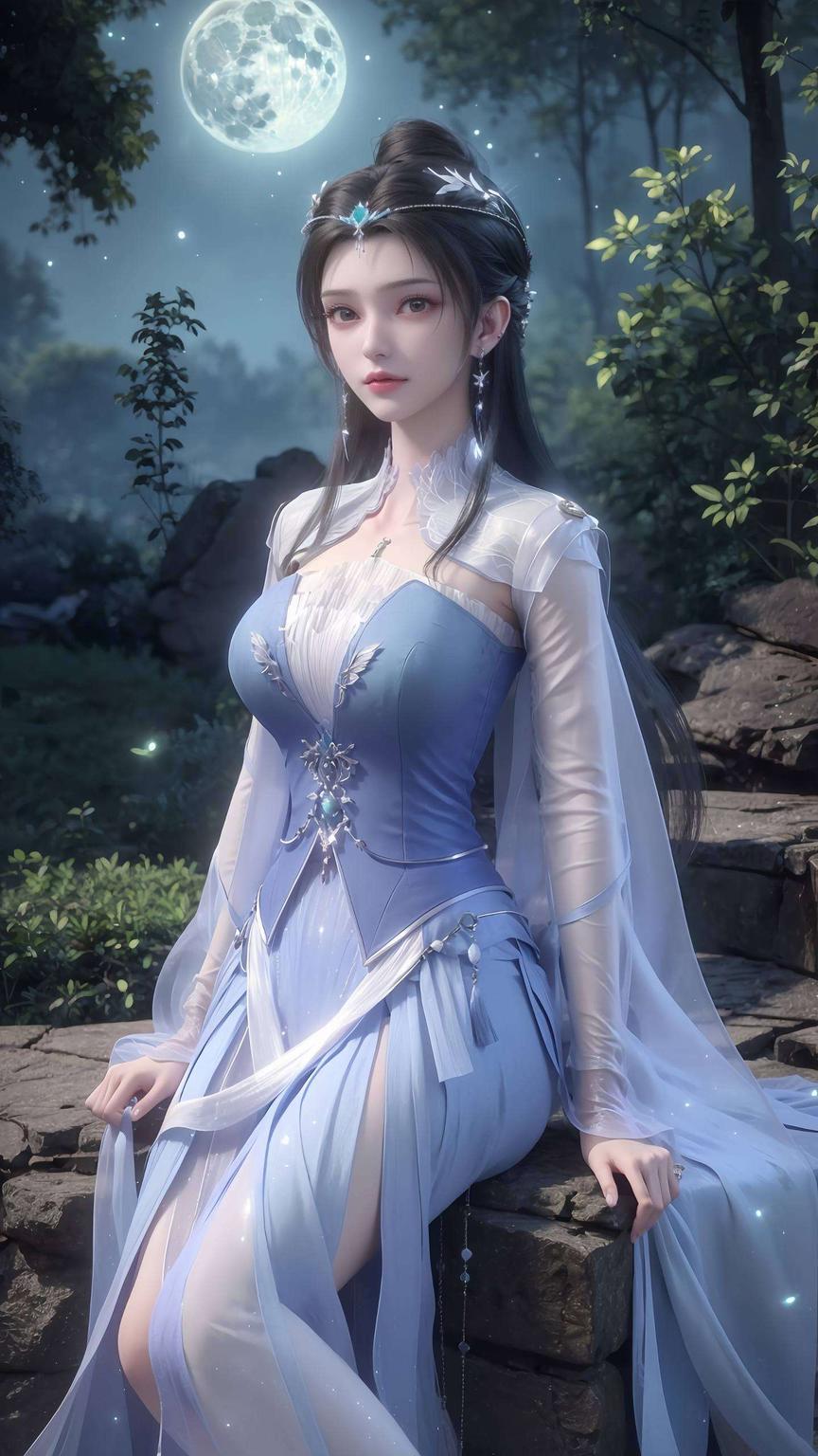 主角是我们美美的李慕婉！细腻的笔触看这婉约的古装