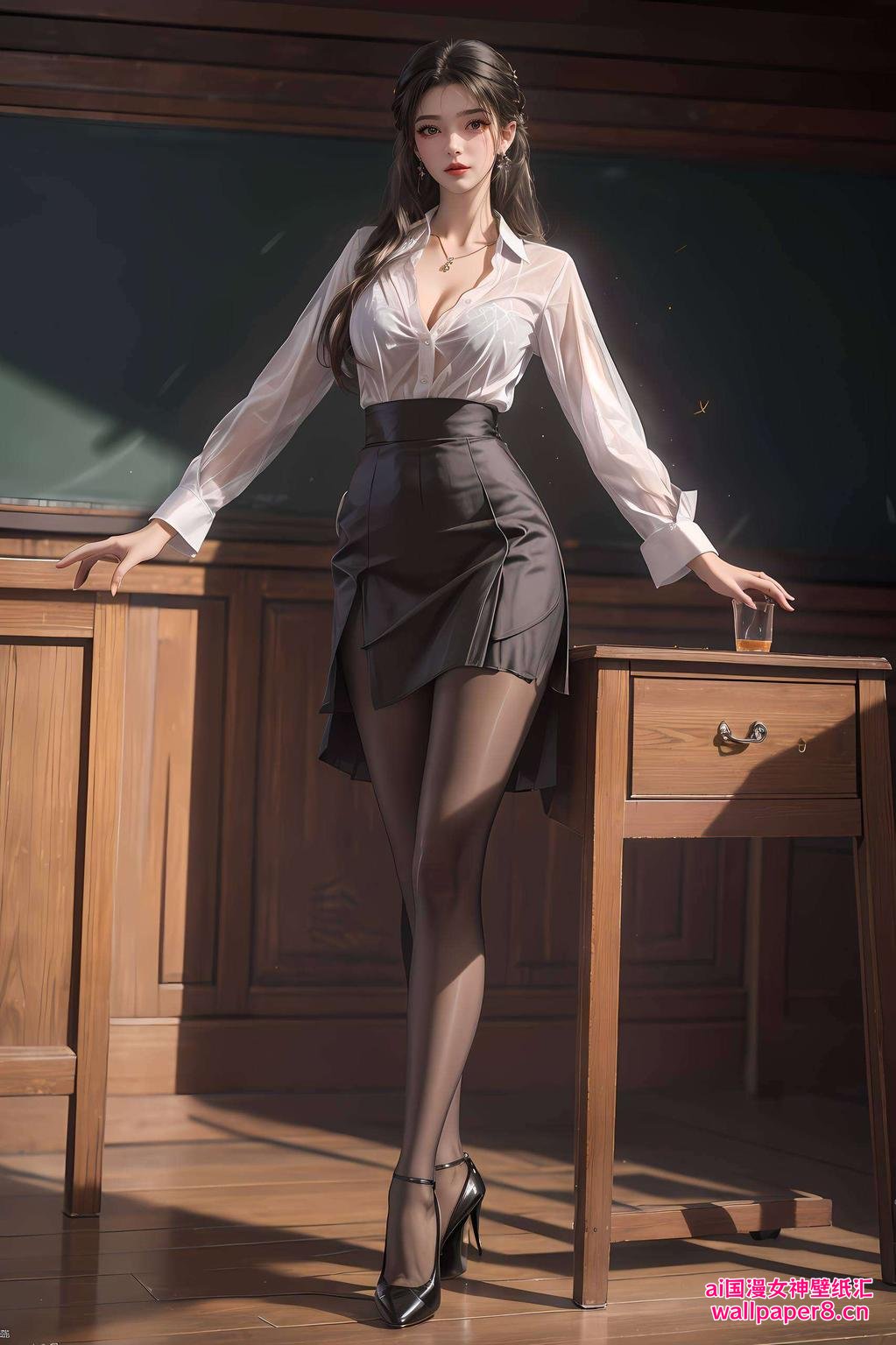 高清细腻特别适合护眼哦！看这款李慕婉的壁纸