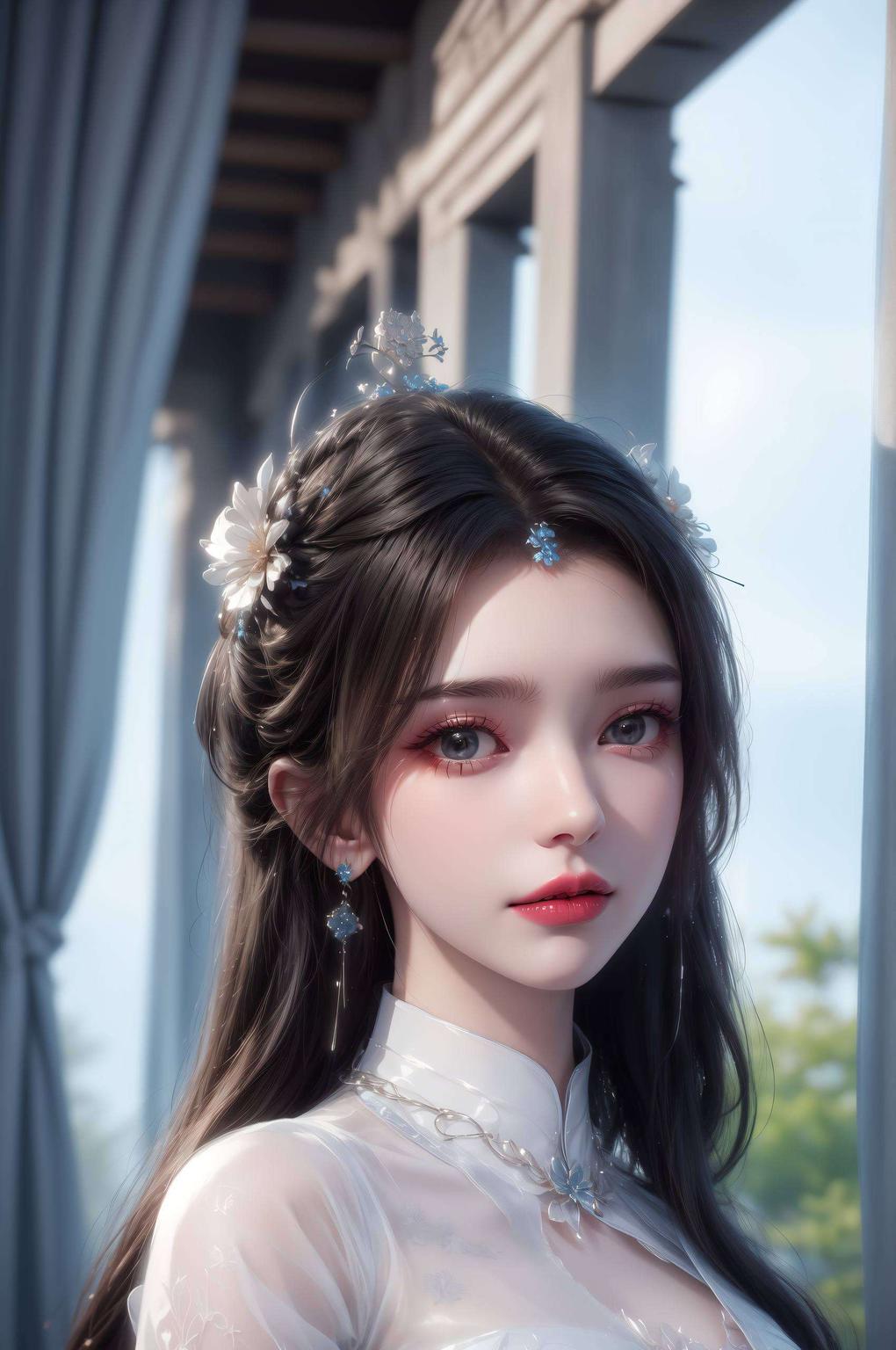 细腻入微今天给大家推荐一款护眼壁纸！这款李慕婉高清大图