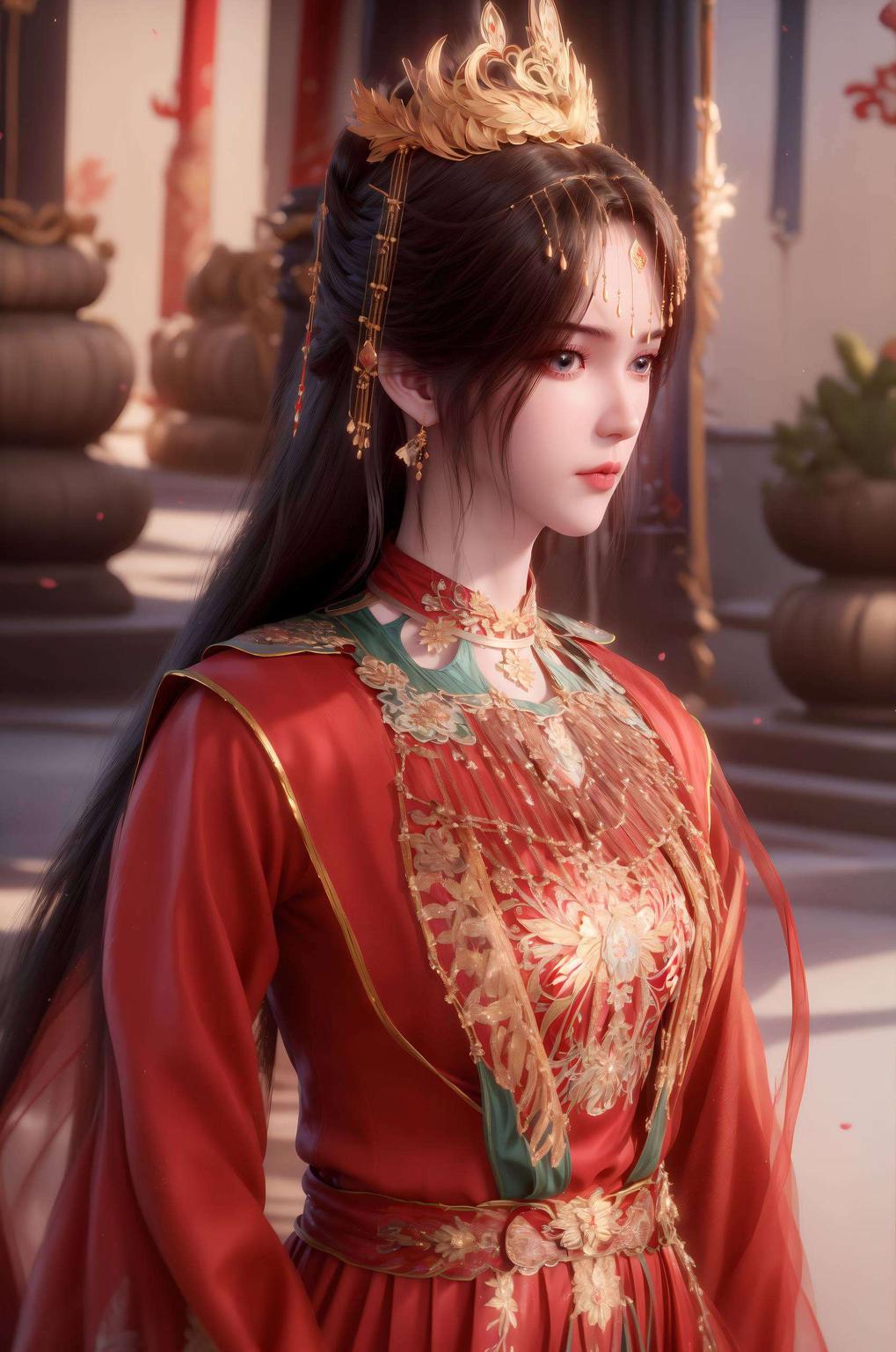 身着古装动态效果简直美爆了！高清画质