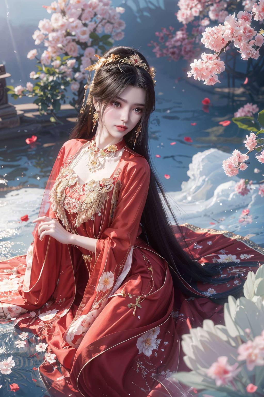 简洁大方给大家带来一款手绘风格的李慕婉高清黑白壁纸