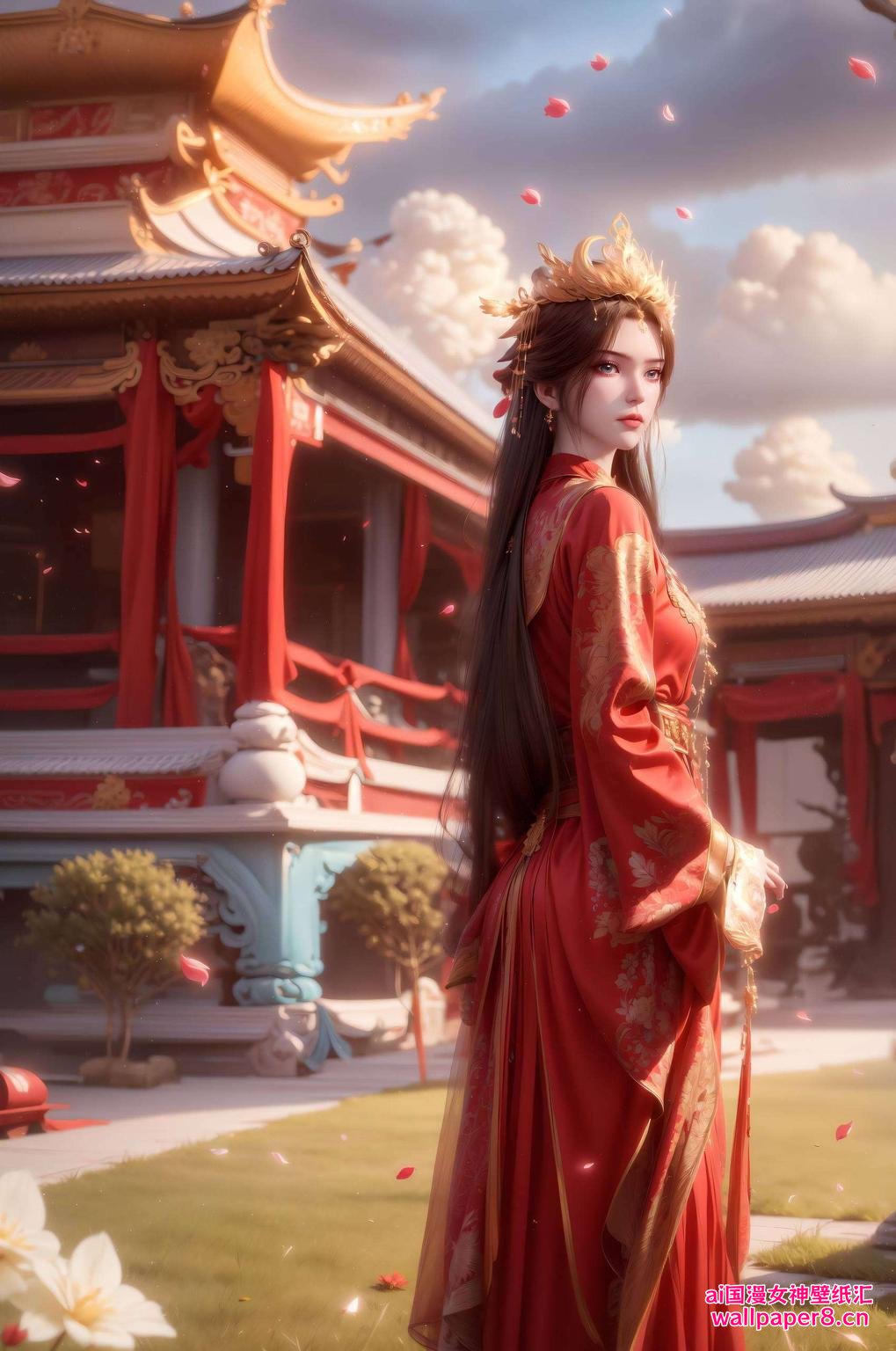 这款古香古色的李慕婉壁纸包来啦！横版竖版任你选古韵十足