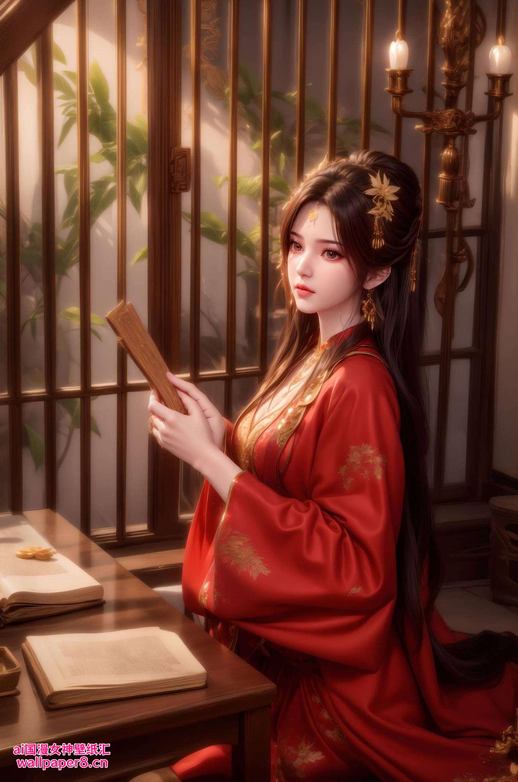 电脑桌面瞬间变身为她的梦幻舞台李慕婉的3D魅力