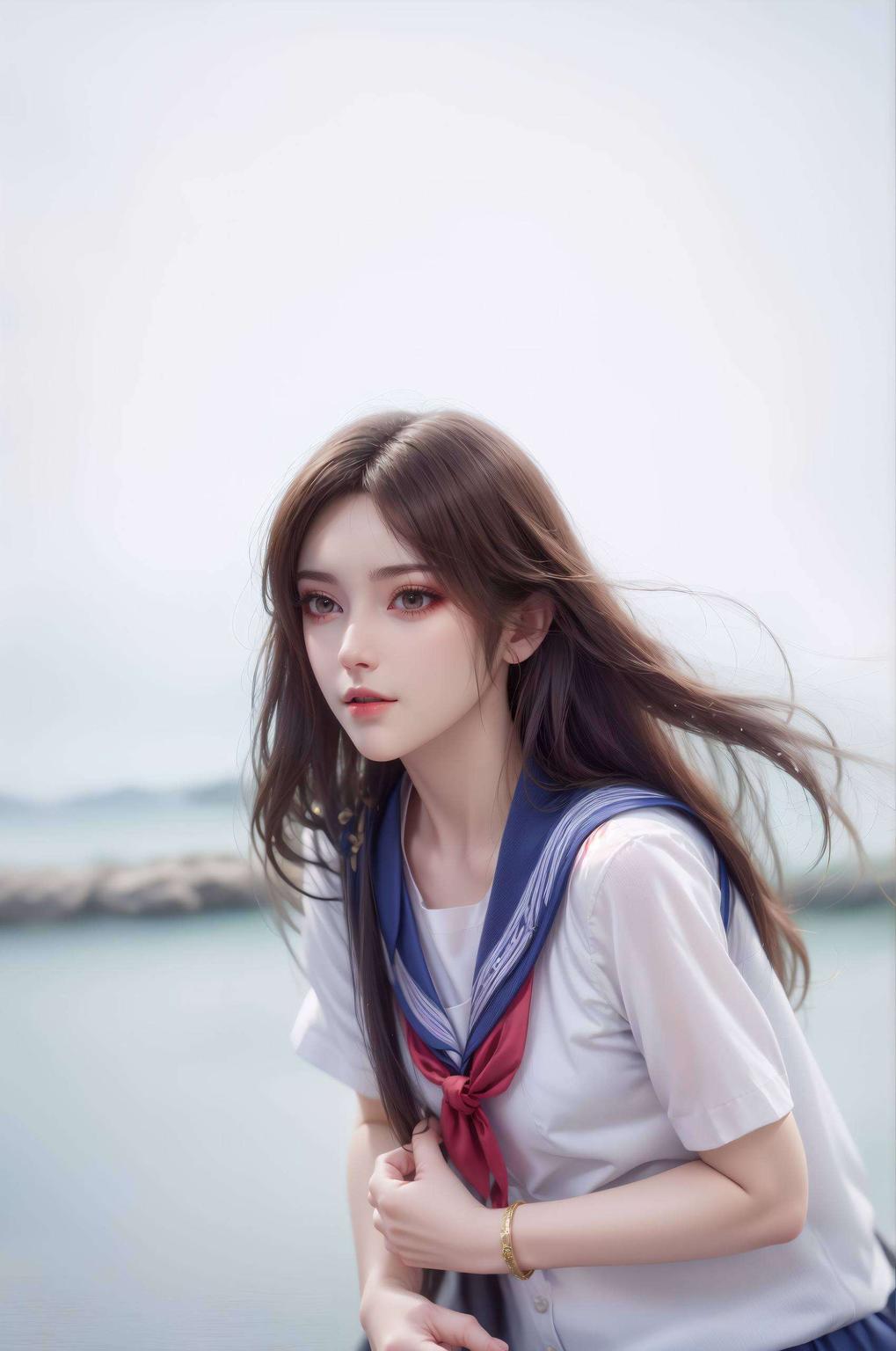让你的Win10桌面瞬间仙气满满！这壁纸上的柳菲让人一见倾心！