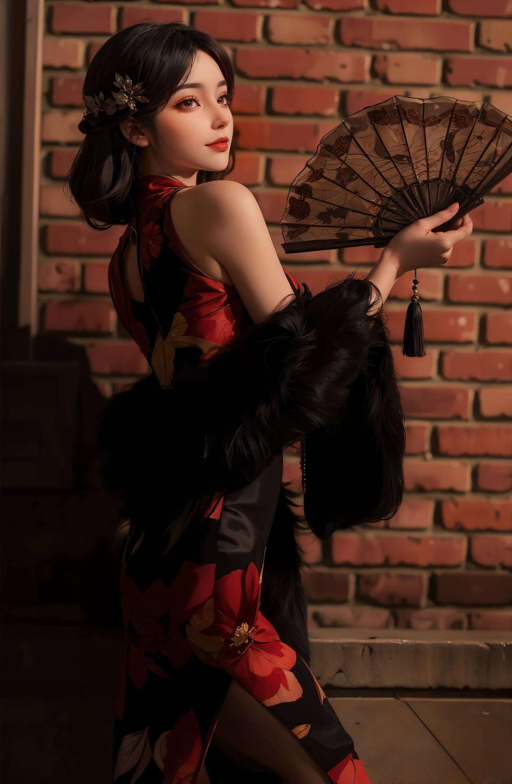 AI国漫女神柳菲免费壁纸柳菲女神清新雅致