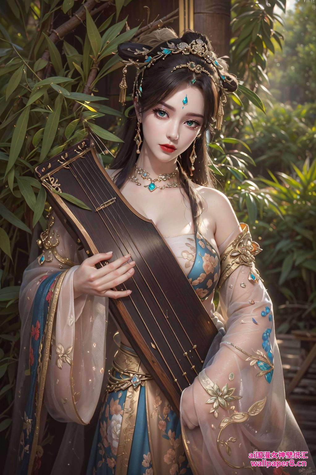 粉色浪漫雷击木柳神壁纸