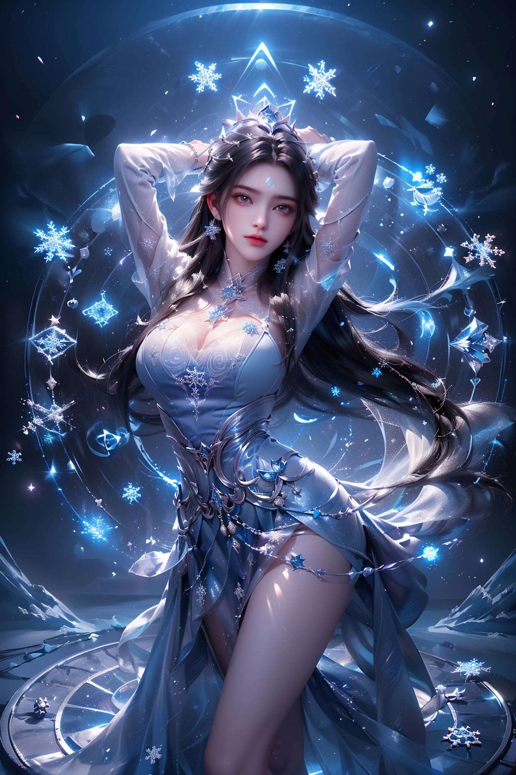清新的色调与优雅的姿态