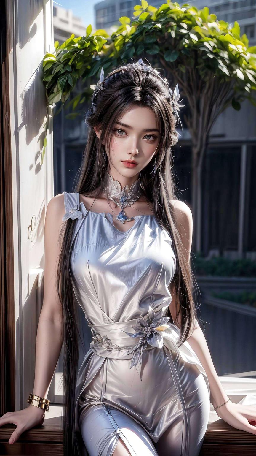 各位动漫迷今天给大家带来一款养眼壁纸秀！这位国漫女神陆雪琪