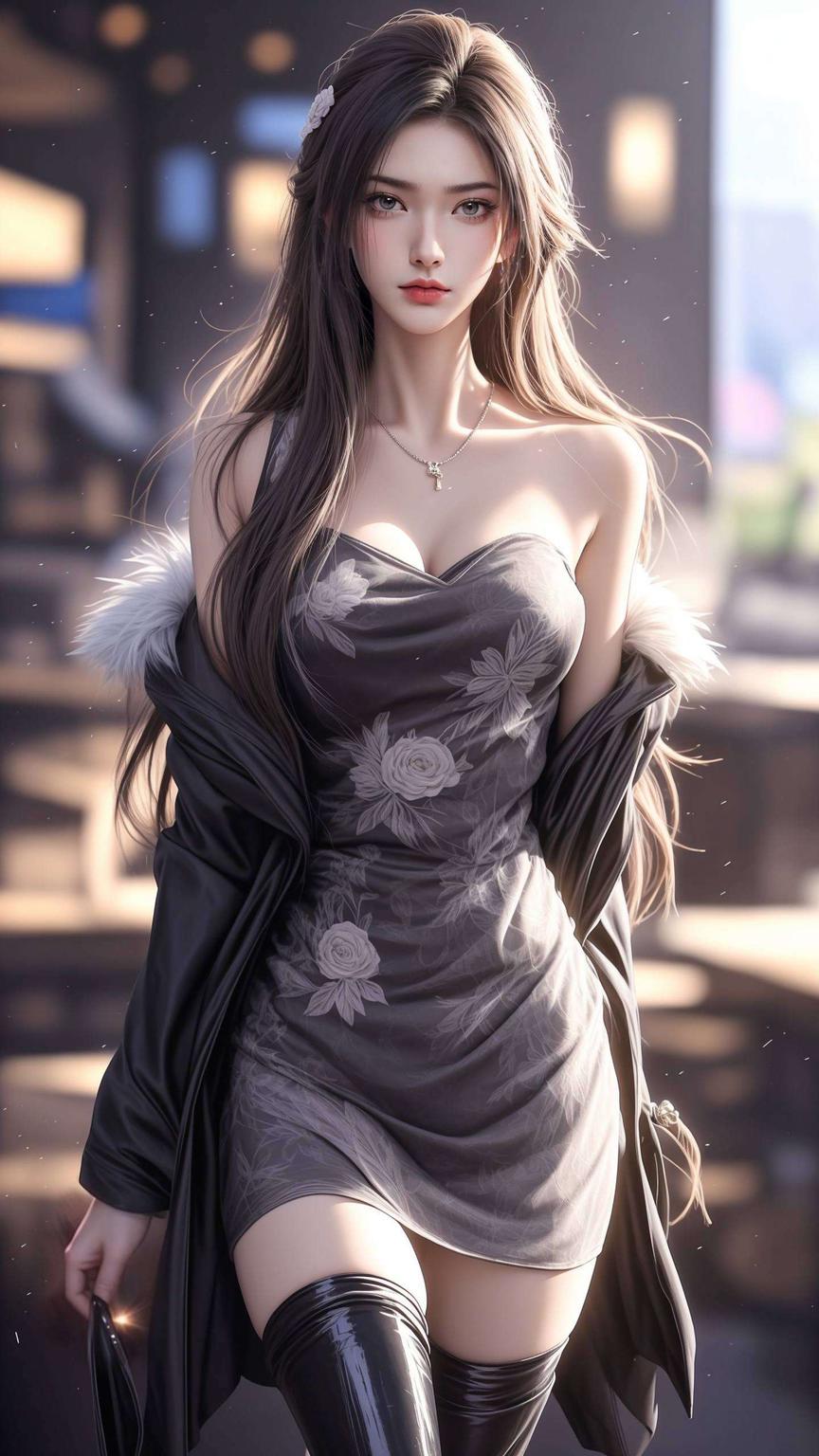 她那淡雅的气质每一帧都是精致的艺术品