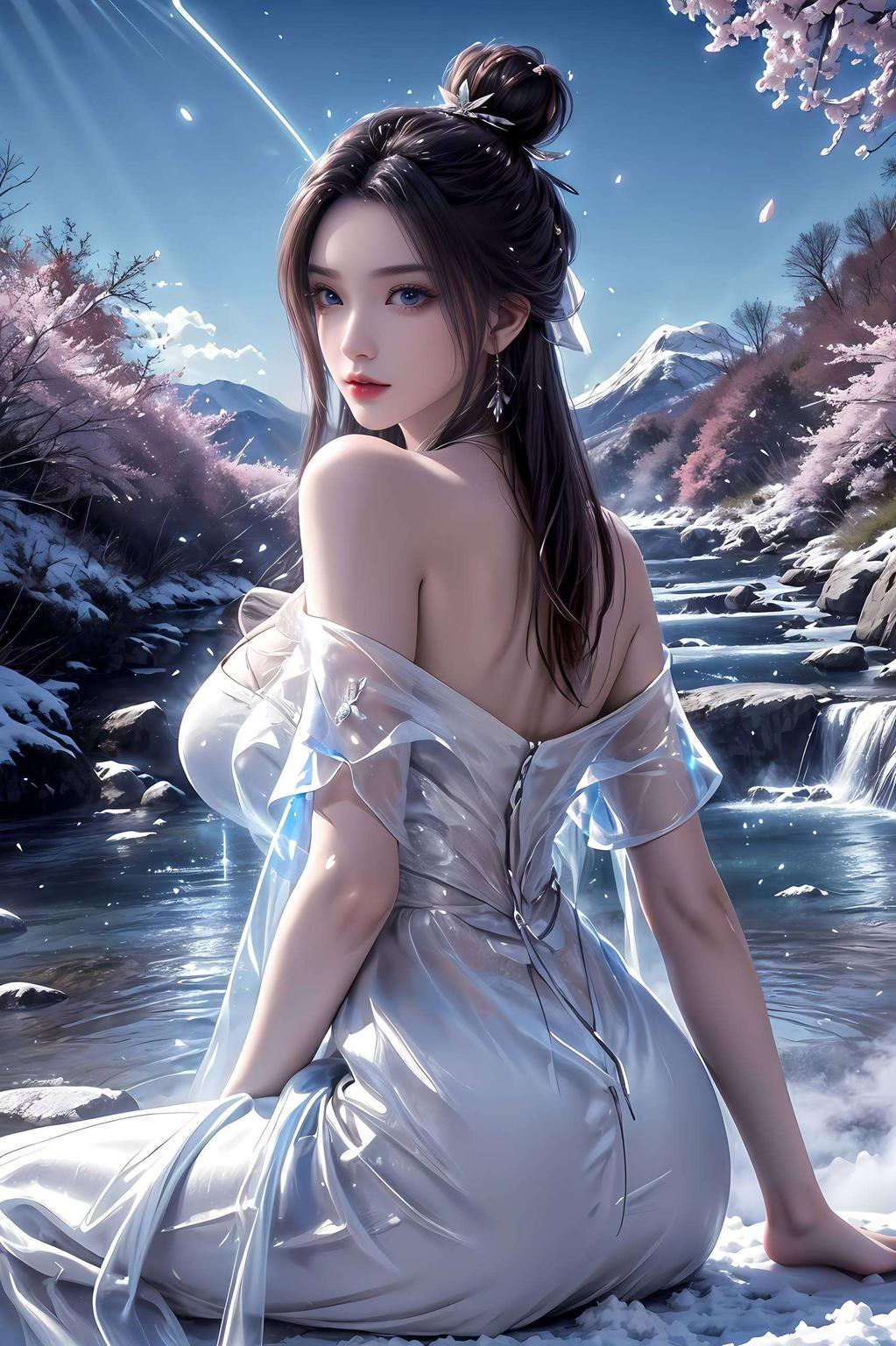 细腻笔触描绘仙侠风情护眼模式下