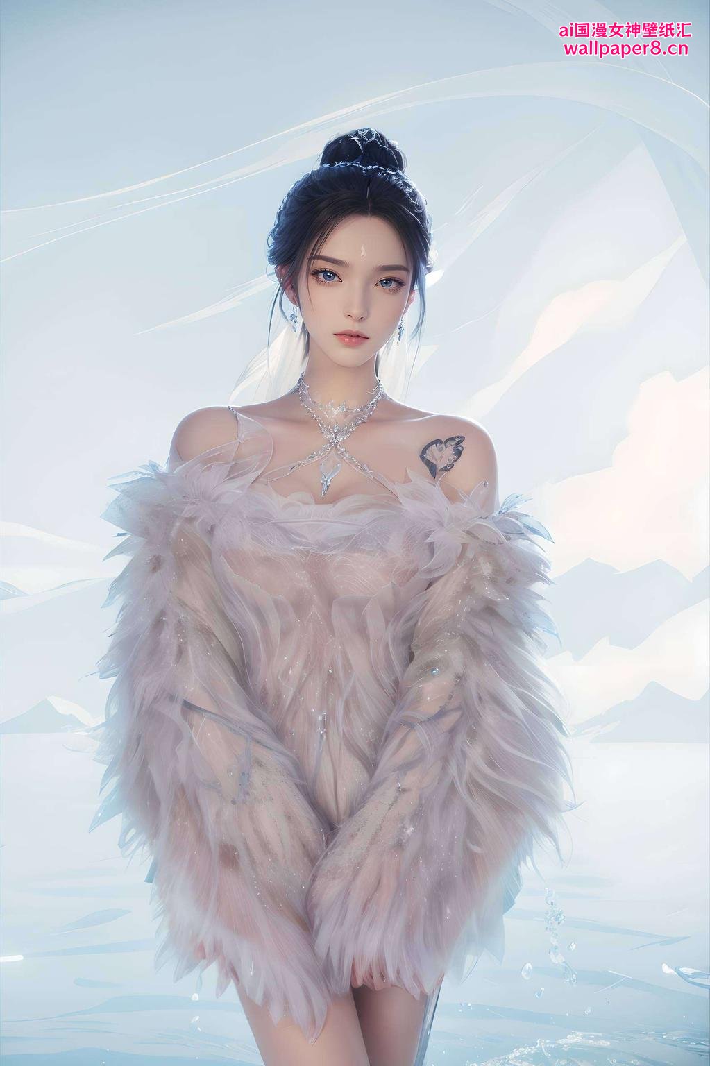 高清细腻今天给大家带来一款唯美极简的陆雪琪动画壁纸