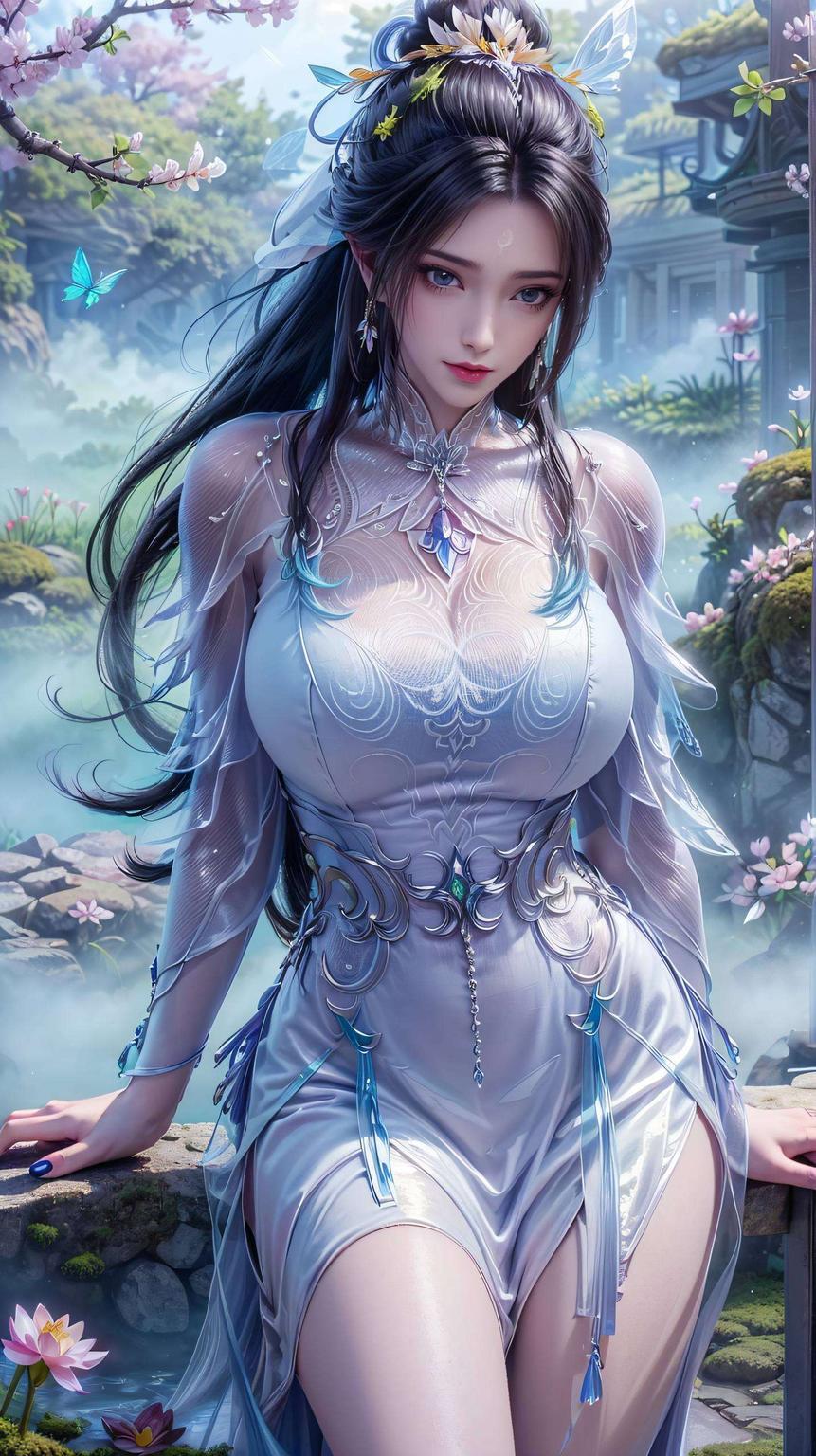雪白的衣袂剑眉星目