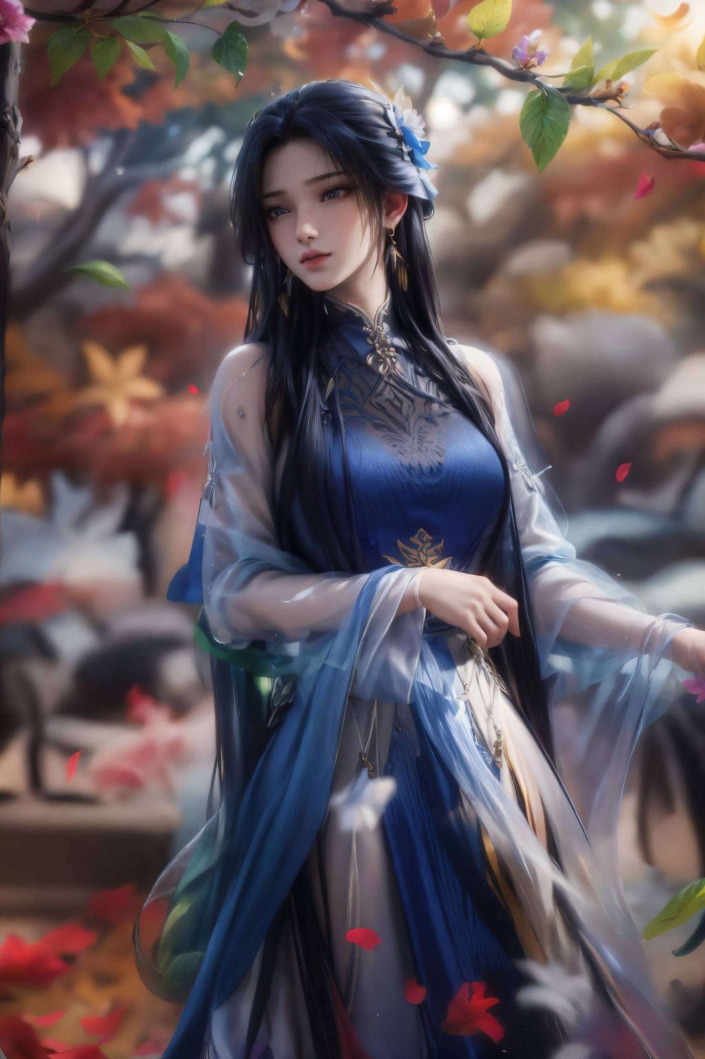 感受古典韵味陆雪琪建模美如画！古风壁纸