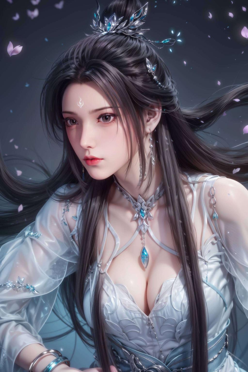 陆雪琪的灵动与鬼厉的深邃仙气十足