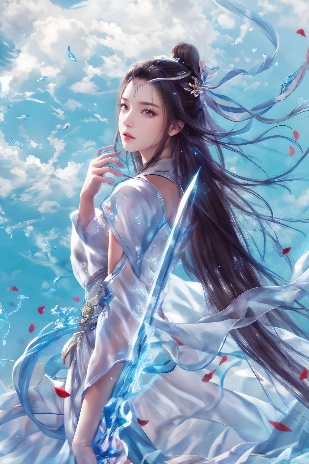 萌化你的手机！看这清新的色彩陆雪琪的眼神中透着淡淡的忧伤