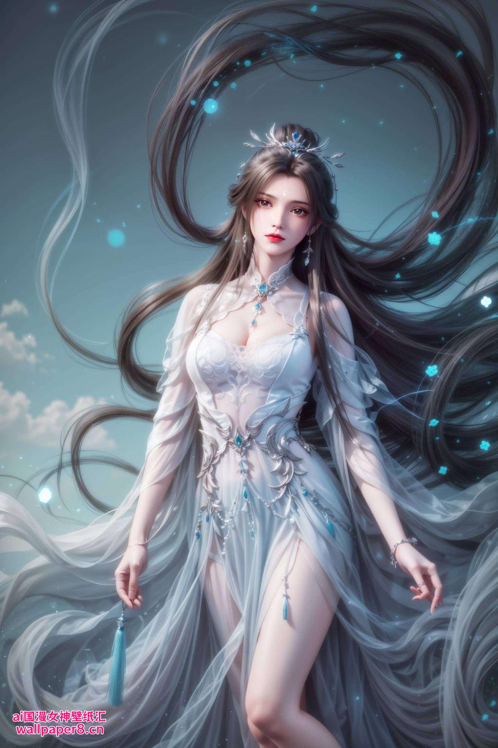 诛仙仙韵流转简洁电脑背景