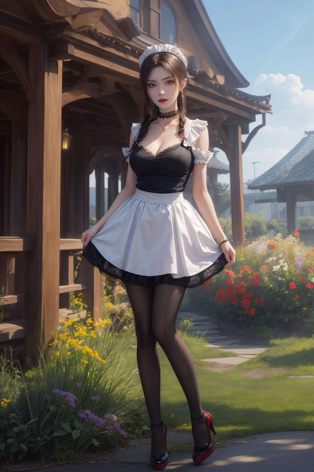 绿色背景映衬神秘魅力美杜莎高清正面图壁纸