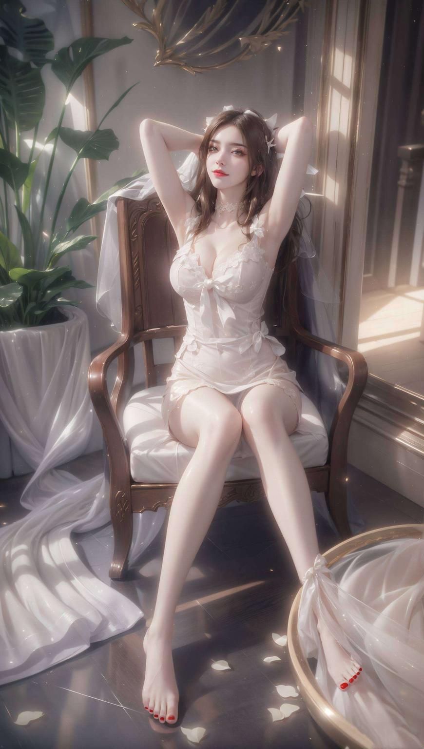 美杜莎蛇发飘逸