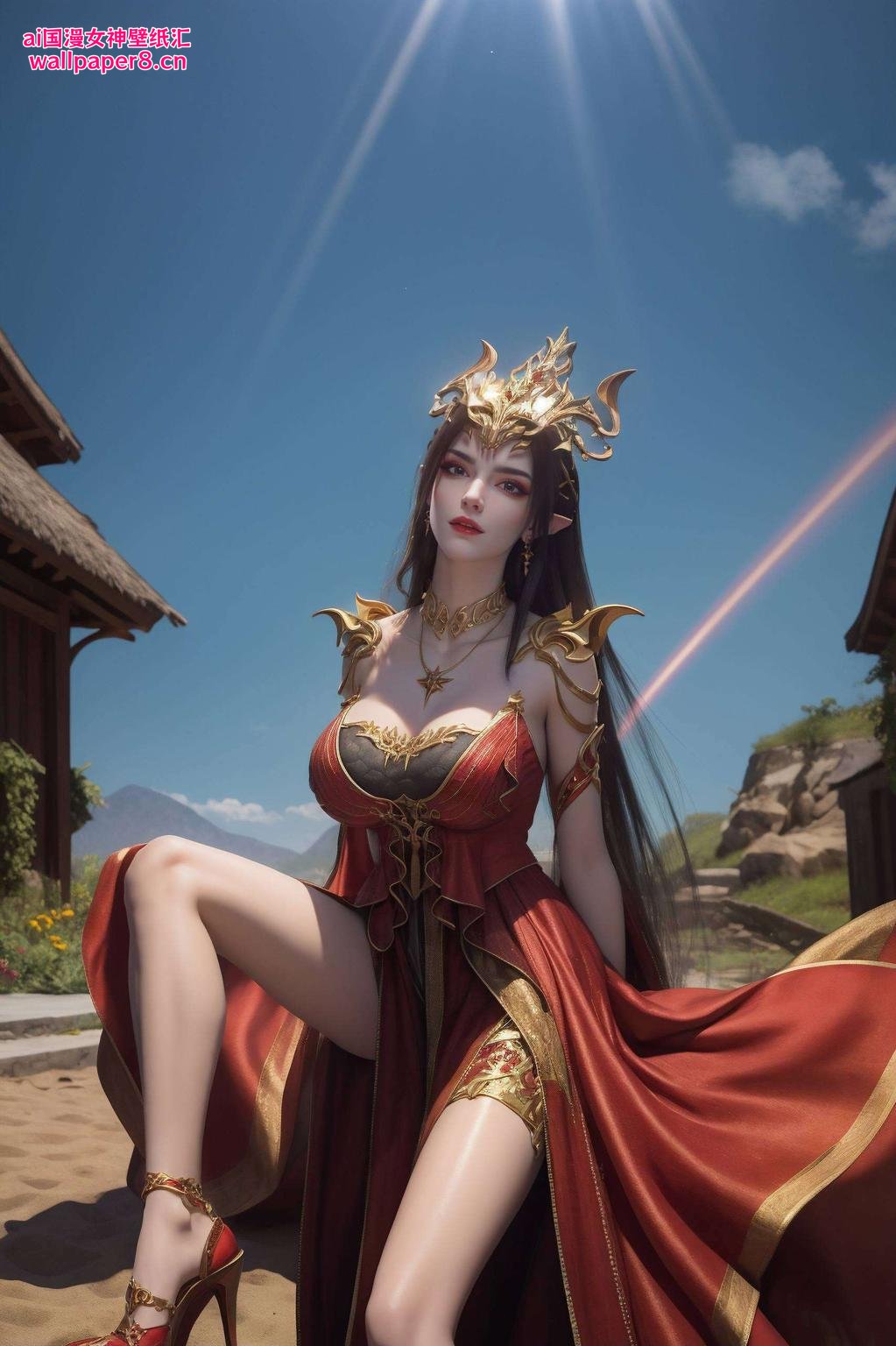 美杜莎眼神深邃尽显神秘魅力