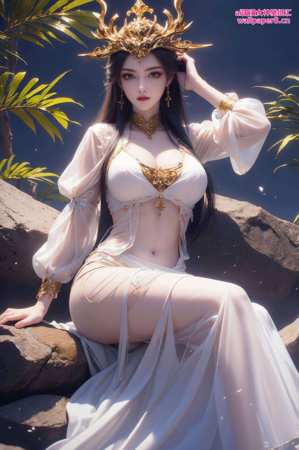 完美高清让你的手机瞬间变身视觉盛宴！🌟#美杜莎壁纸# #白衣女神# #斗破苍穹# 