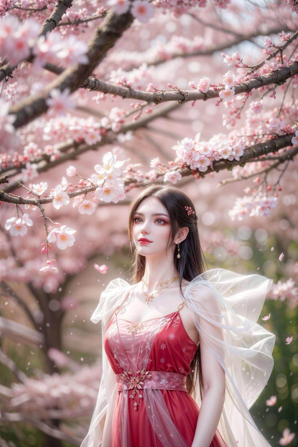 身姿曼妙眼神深邃