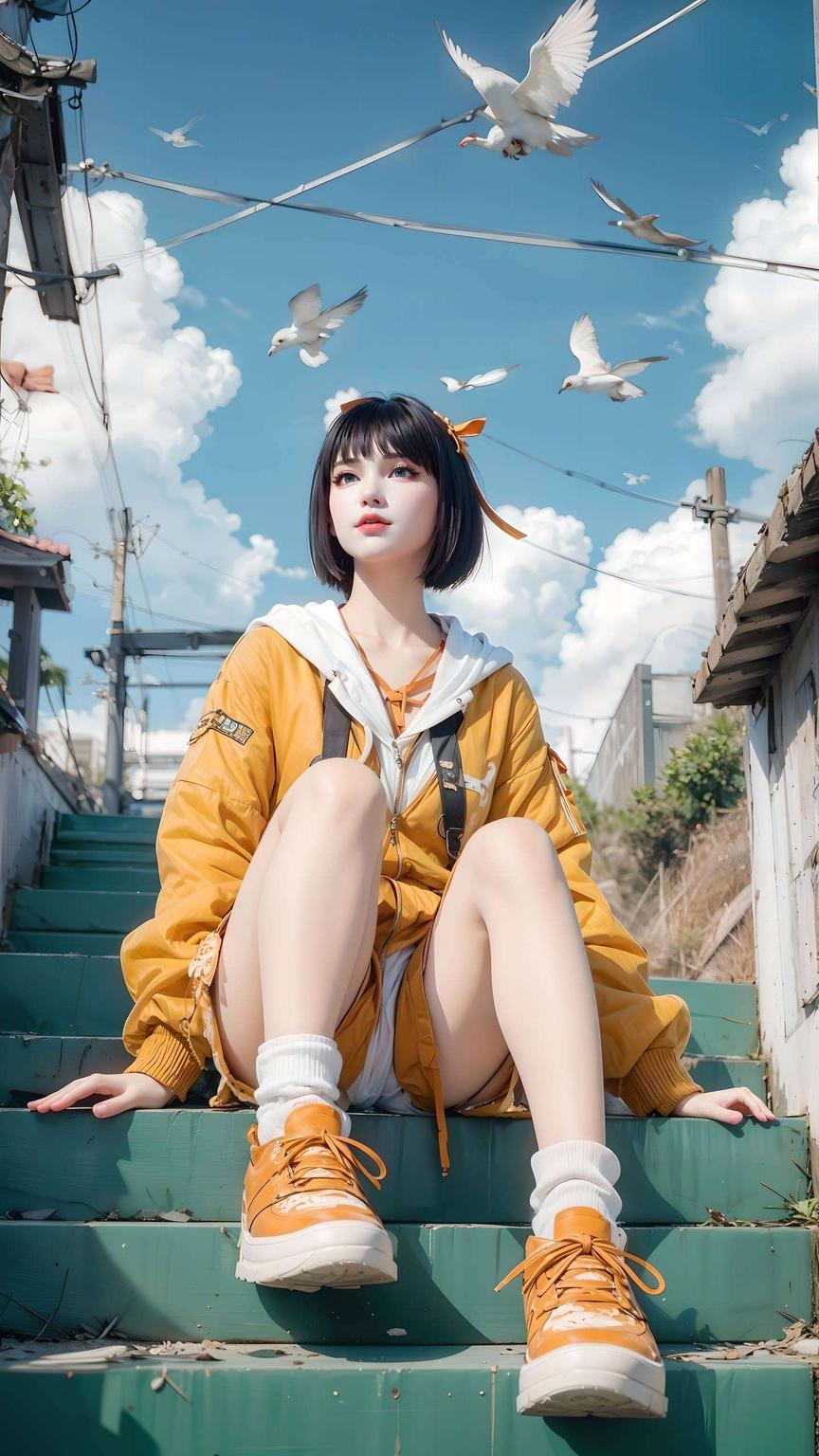 尽显女生平板之美细腻笔触勾勒壁纸艺术